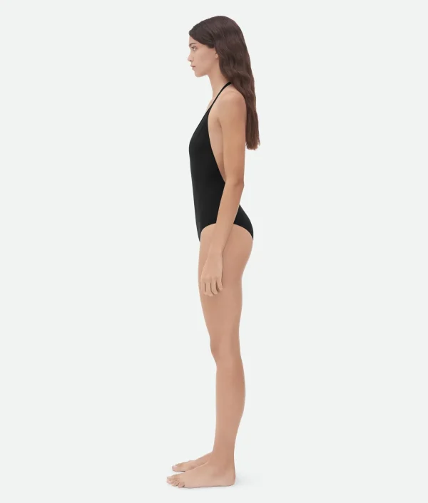 Bottega Veneta Stretch Nylon Halter Neck Swimsuit>Women Swimwear