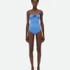 Bottega Veneta Stretch Nylon Swimsuit With Knot Ring>Women Swimwear