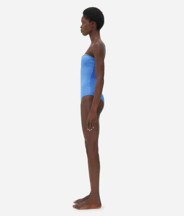 Bottega Veneta Stretch Nylon Swimsuit With Knot Ring>Women Swimwear