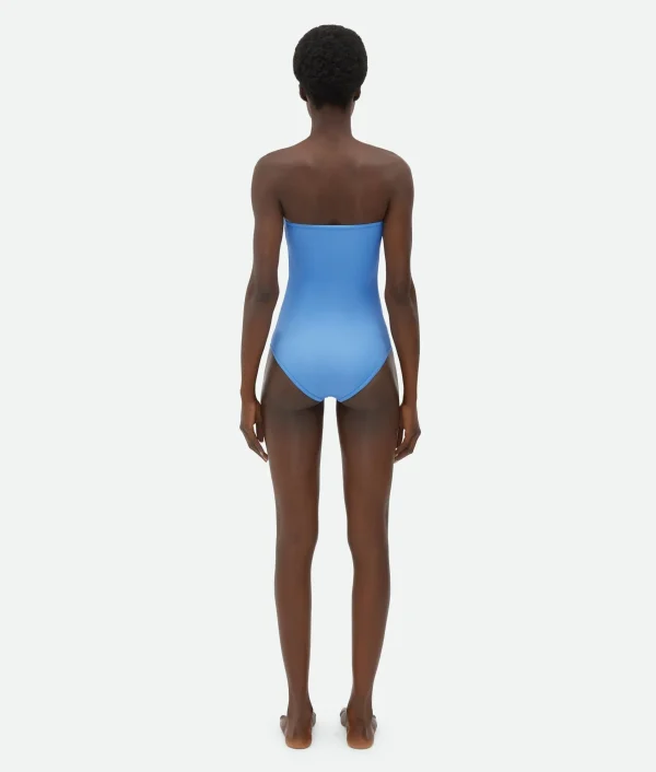 Bottega Veneta Stretch Nylon Swimsuit With Knot Ring>Women Swimwear
