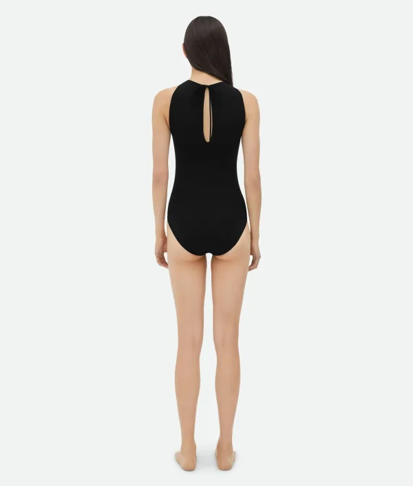 Bottega Veneta Stretch Nylon Swimsuit With Knot Detail At Neck>Women Swimwear