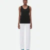 Bottega Veneta Stretch Rib Cotton Tank Top>Women Tops And T-Shirts