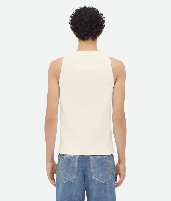 Bottega Veneta Stretch Rib Cotton Tank Top> T-Shirts