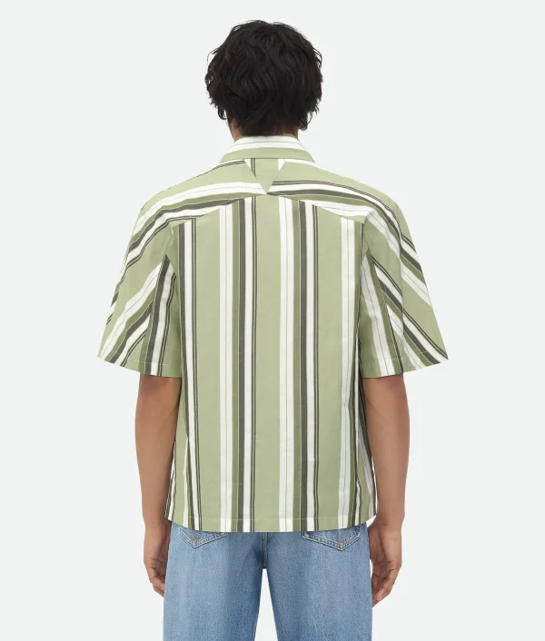 Bottega Veneta Striped Cotton Shirt> Shirts