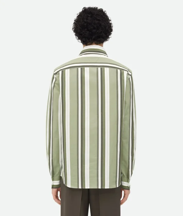 Bottega Veneta Striped Cotton Shirt> Shirts