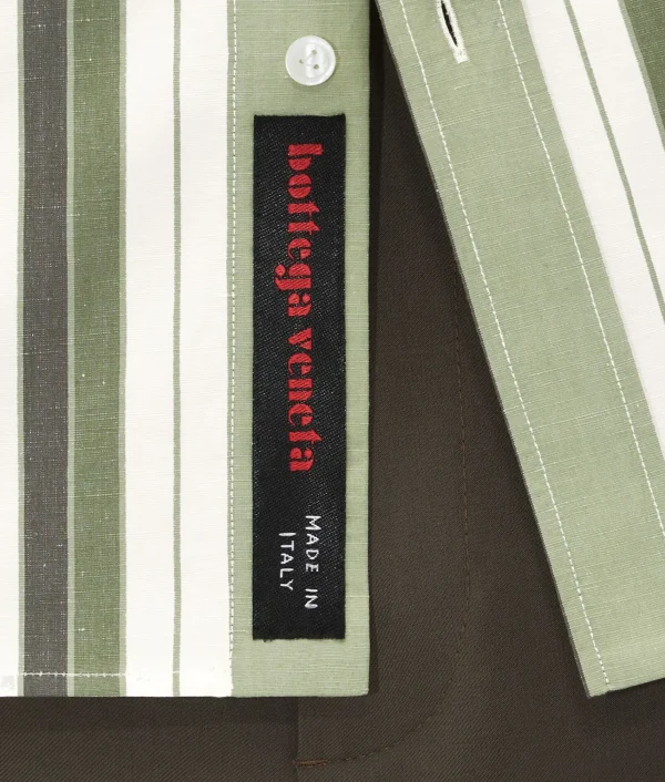 Bottega Veneta Striped Cotton Shirt> Shirts