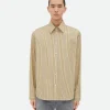 Bottega Veneta Striped Poplin Shirt> Shirts