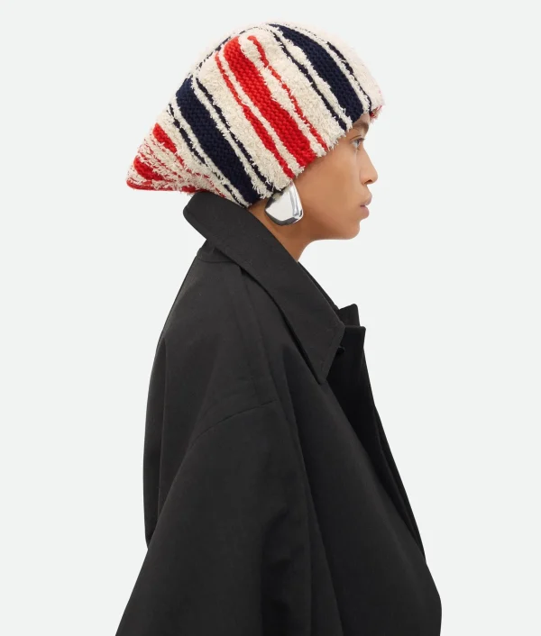 Bottega Veneta Striped Wool And Cashmere Hat>Women Hats