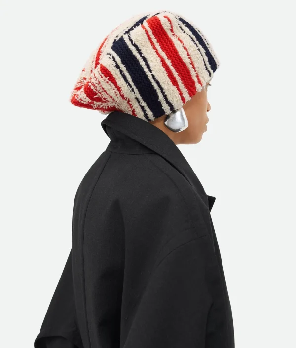 Bottega Veneta Striped Wool And Cashmere Hat>Women Hats