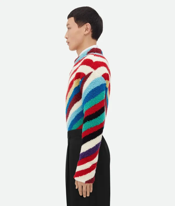 Bottega Veneta Striped Wool Jumper> Knitwear