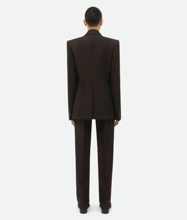 Bottega Veneta Structured Cotton Melange Jacket> Jackets
