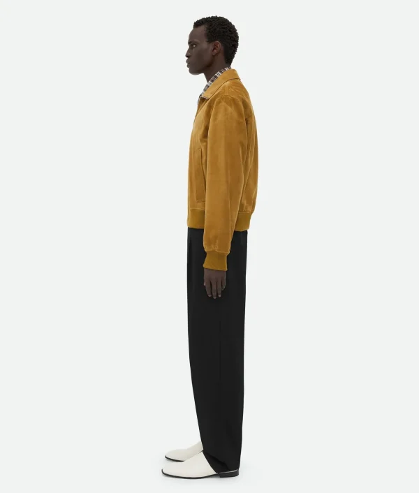 Bottega Veneta Suede Leather Blouson> Leather | Jackets