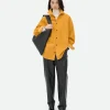Bottega Veneta Suede Leather Shirt>Women Shirts | Leather