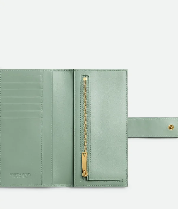 Bottega Veneta Tag Long Wallet With Zip Coin Purse>Women Long Wallets
