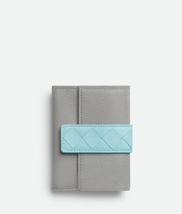 Bottega Veneta Tag Tri-Fold Zip Wallet>Women Small Wallets