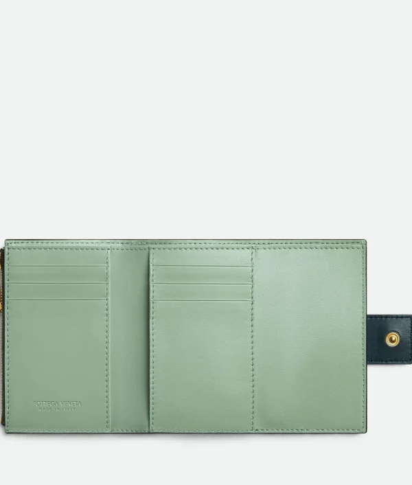 Bottega Veneta Tag Tri-Fold Zip Wallet>Women Small Wallets