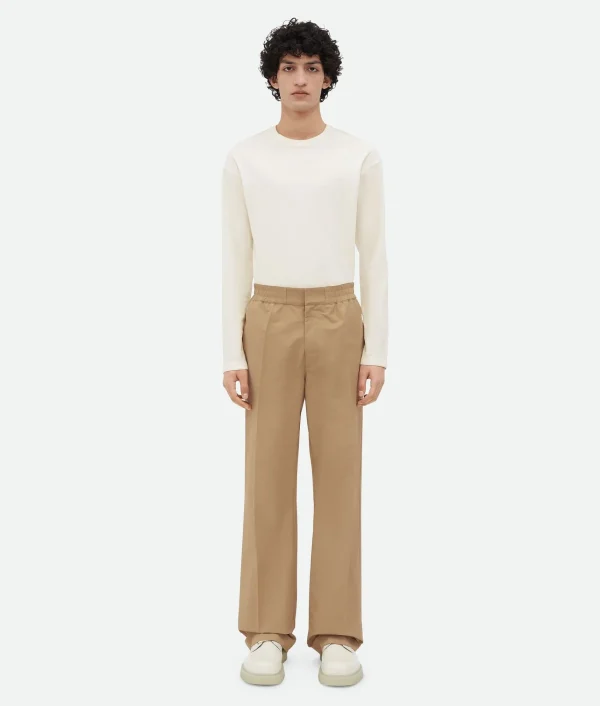 Bottega Veneta Tech Cotton Trousers> Trousers And Shorts