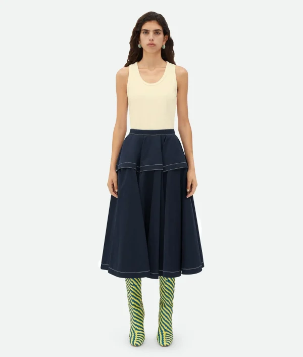 Bottega Veneta Tech Nylon Skirt>Women Skirts