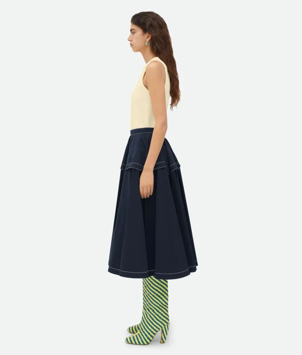 Bottega Veneta Tech Nylon Skirt>Women Skirts