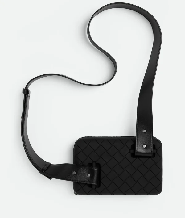 Bottega Veneta Tech Rubber Clutch> Crossbody