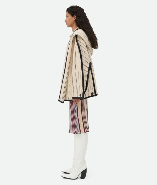 Bottega Veneta Textured Cotton Coat>Women Coats