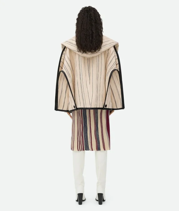 Bottega Veneta Textured Cotton Coat>Women Coats
