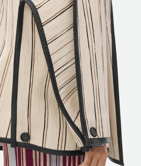 Bottega Veneta Textured Cotton Coat>Women Coats