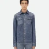 Bottega Veneta Textured Denim Viscose Shirt> Shirts