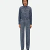 Bottega Veneta Textured Denim Viscose Trousers>Women Denim