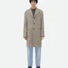 Bottega Veneta Textured Mouline Cotton Coat> Coats