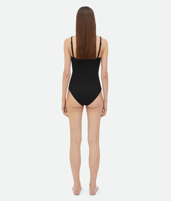 Bottega Veneta Textured Nylon Bustier Body>Women Swimwear