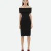 Bottega Veneta Textured Nylon Off-The-Shoulder Dress>Women Dresses
