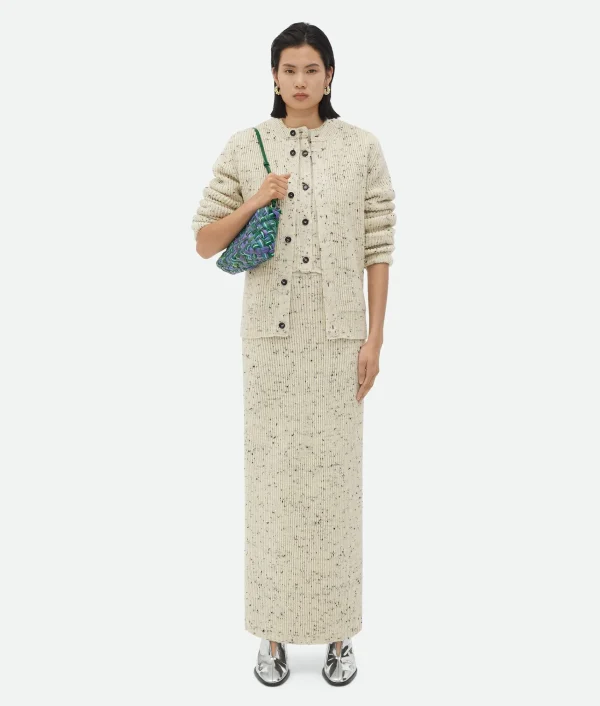 Bottega Veneta Textured Wool Rib Oversized Cardigan>Women Knitwear