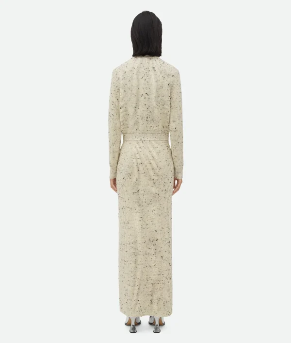 Bottega Veneta Textured Wool Rib Skirt>Women Skirts