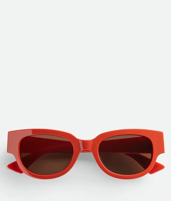Bottega Veneta Tri-Fold Square Sunglasses> Sunglasses