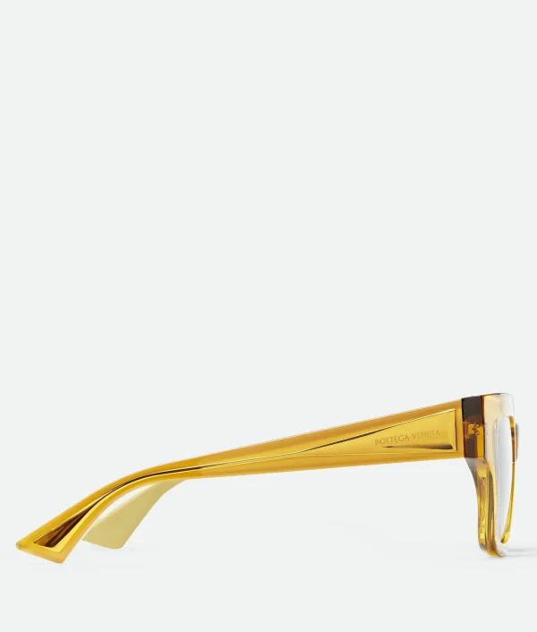 Bottega Veneta Tri-Fold Square Sunglasses> Sunglasses