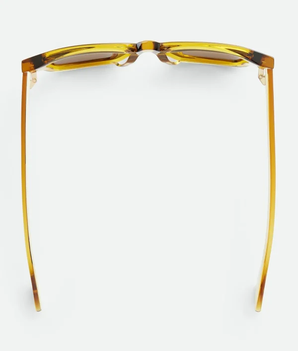 Bottega Veneta Tri-Fold Square Sunglasses> Sunglasses