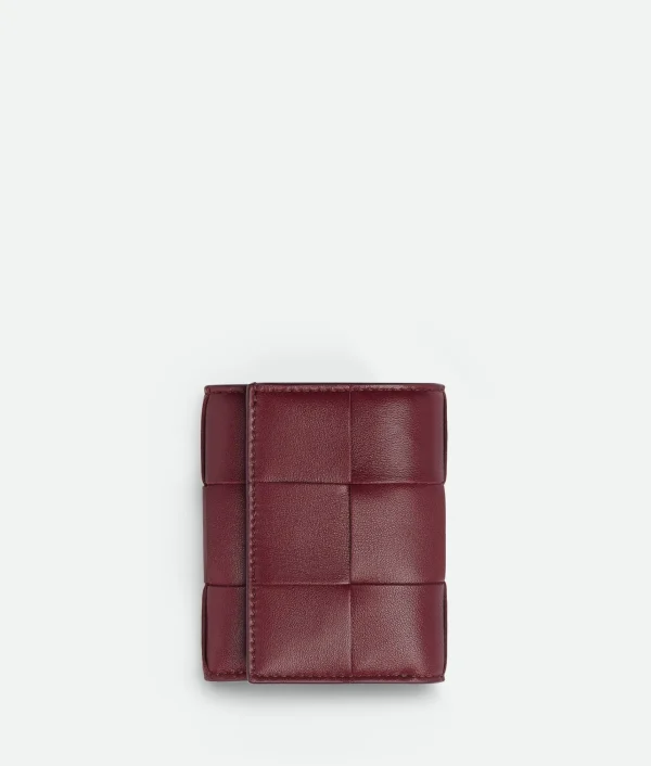 Bottega Veneta Tri-Fold Zip Wallet>Women Small Wallets