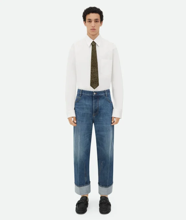 Bottega Veneta Turn Up Denim> Denim | Trousers And Shorts