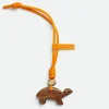 Bottega Veneta Turtle Wood Charm>Women Key Rings