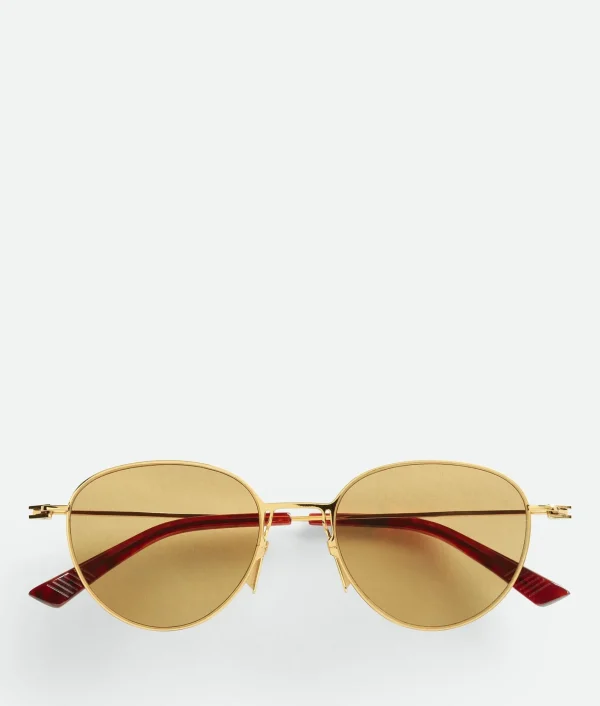 Bottega Veneta Ultrathin Metal Panthos Sunglasses>Women Sunglasses | Sunglasses