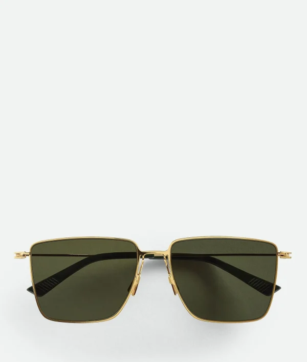 Bottega Veneta Ultrathin Metal Rectangular Sunglasses>Women Sunglasses | Sunglasses