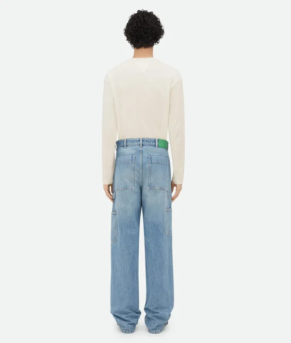 Bottega Veneta Vintage Indigo Cargo Denim> Denim