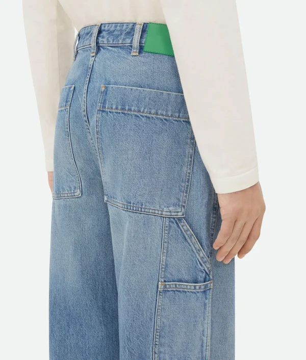 Bottega Veneta Vintage Indigo Cargo Denim> Denim