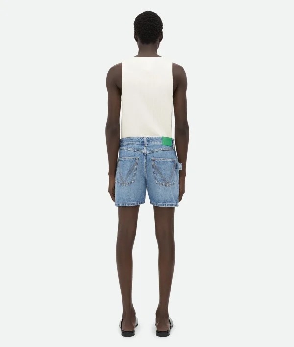 Bottega Veneta Vintage Indigo Denim Shorts> Denim