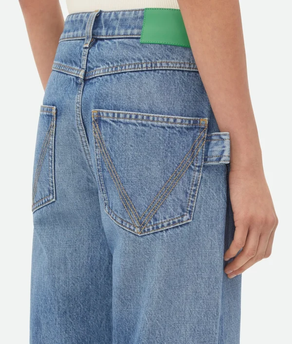 Bottega Veneta Vintage Indigo Washed Boyfriend Denim>Women Denim