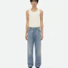 Bottega Veneta Vintage Medium Indigo Wide Leg Denim> Denim