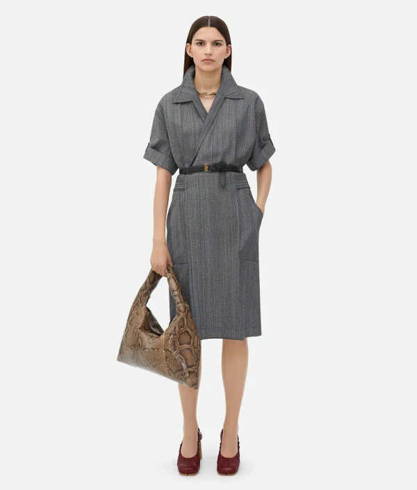 Bottega Veneta Viscose And Silk Dress>Women Dresses