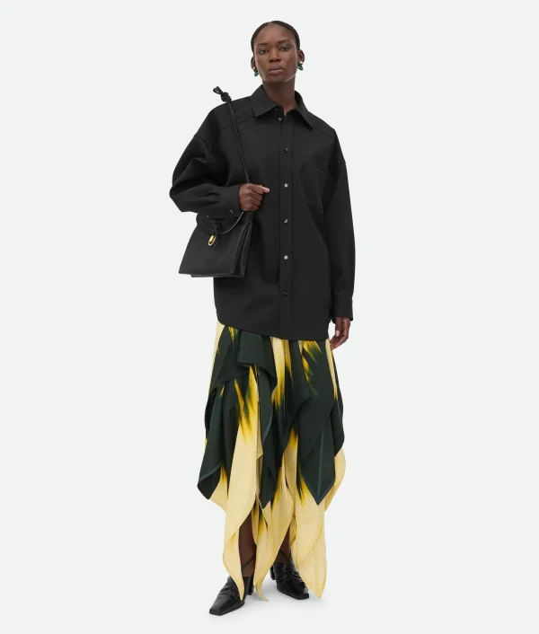 Bottega Veneta Viscose Degrade Petal Print Skirt>Women Skirts