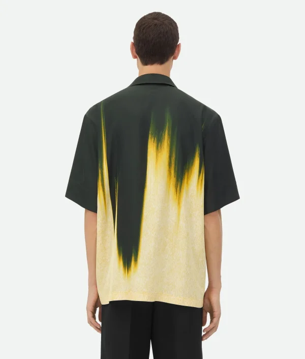 Bottega Veneta Viscose Degrade Petal Print Shirt> Shirts